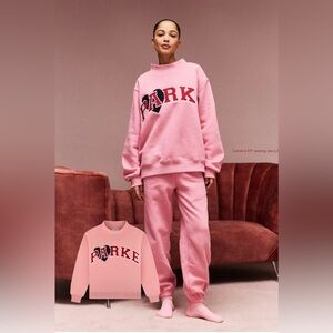 Parke Jean Heart Varsity Mockneck